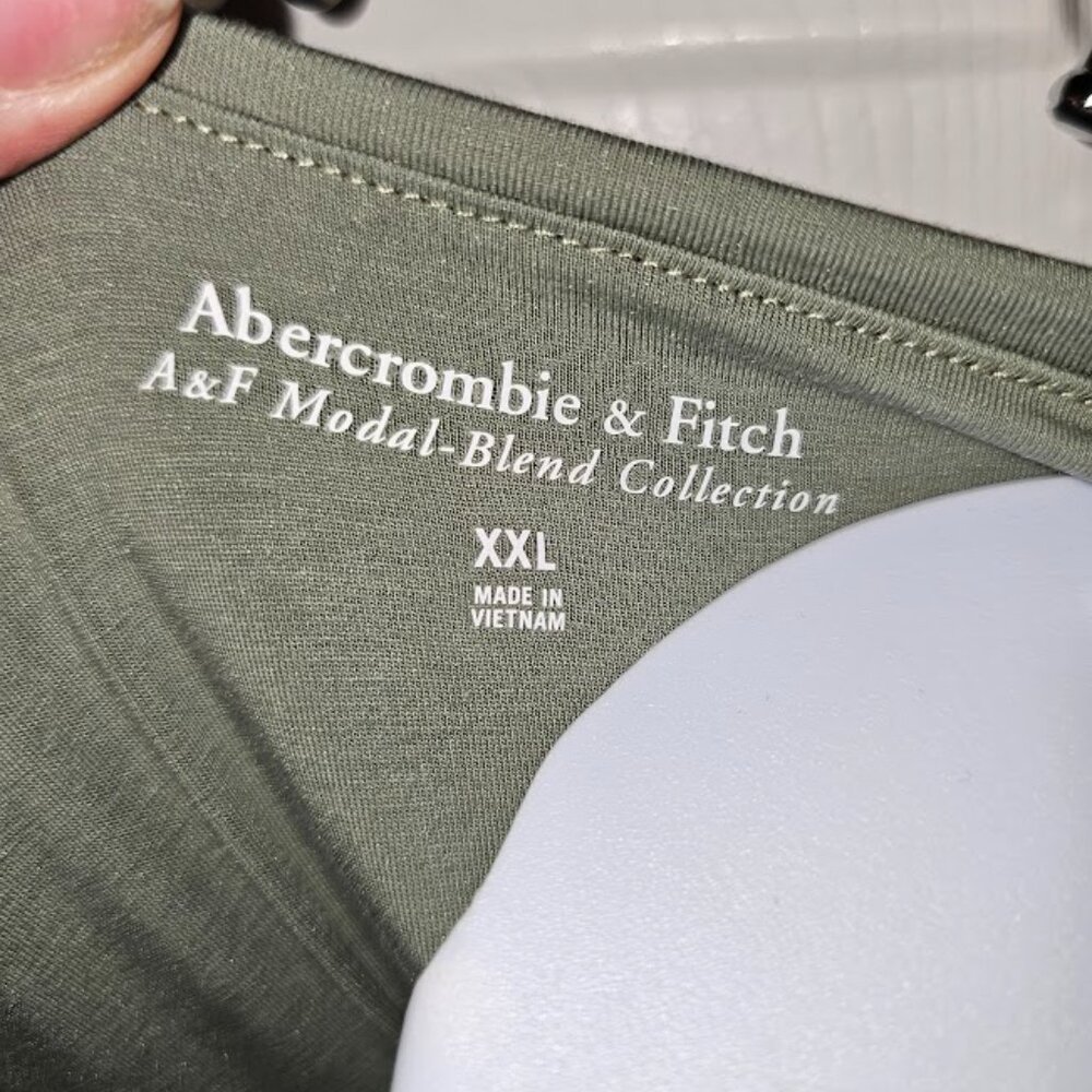 NWOT XXL The A&F Paloma Maxi Dress - Frosty Olive Modal - Picture 10 of 10
